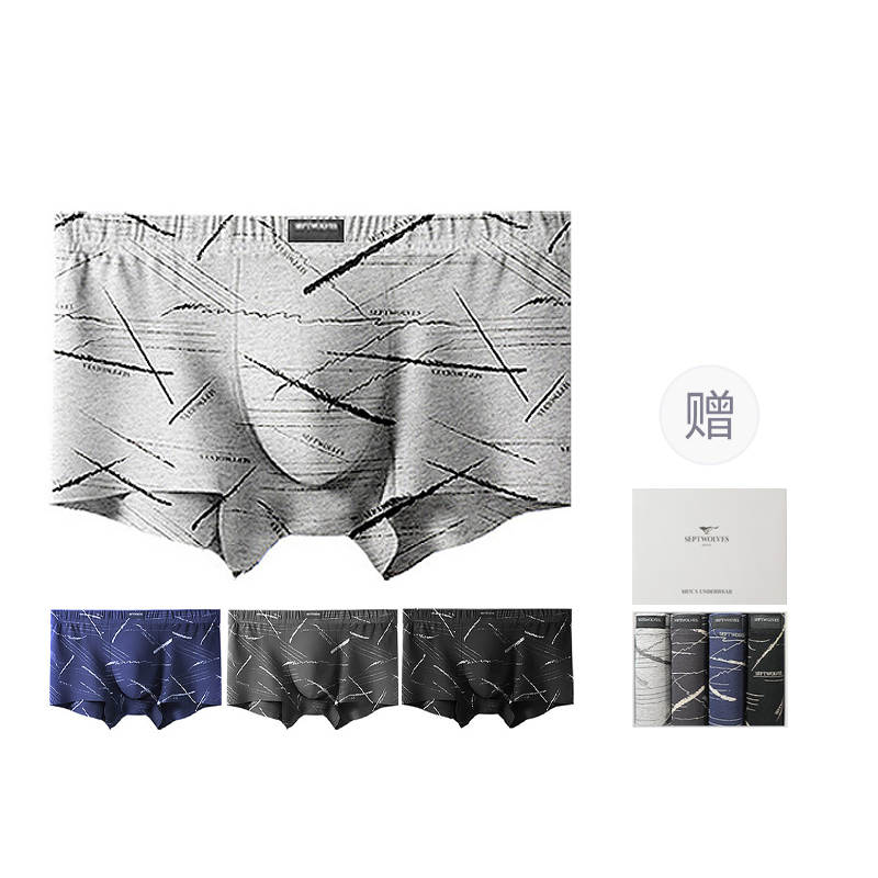 SEPTWOLVES SEPTWOLVES Underwear Gift Box Men's 4 Pack