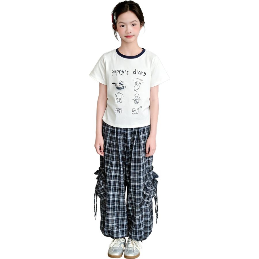 Lanza Kids Casual Sportswear Crew Neck Moderate