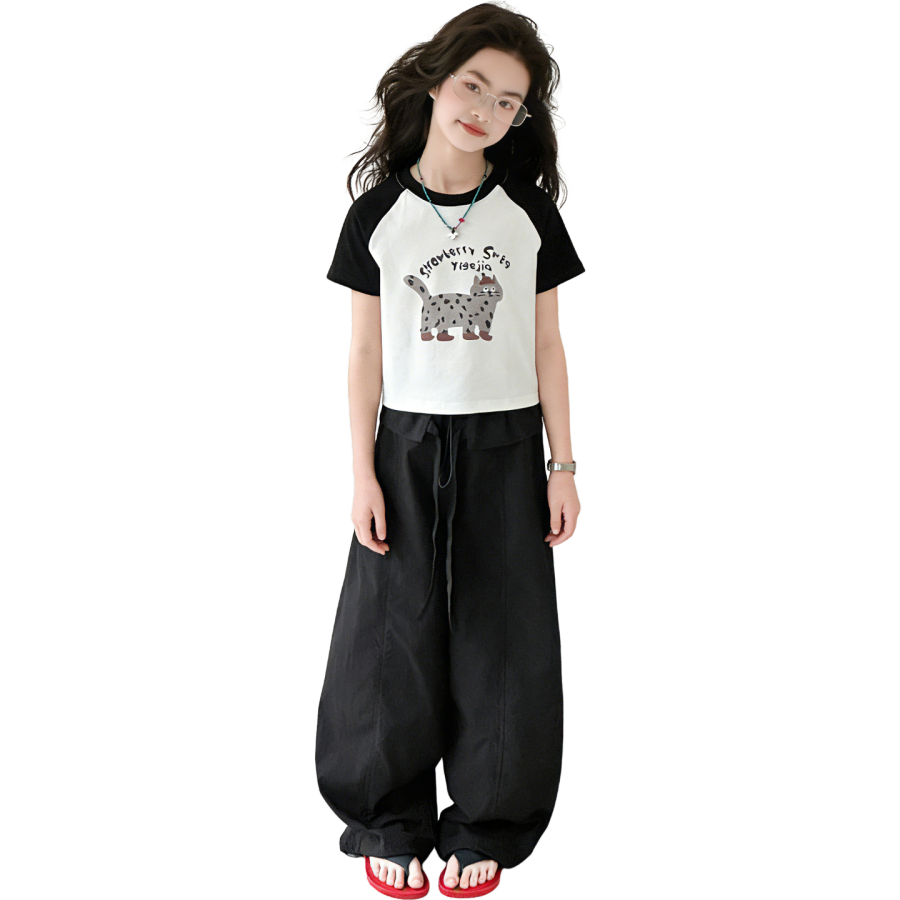 Lanza Lanza Girls' Set Summer Style Medium Large Kids'