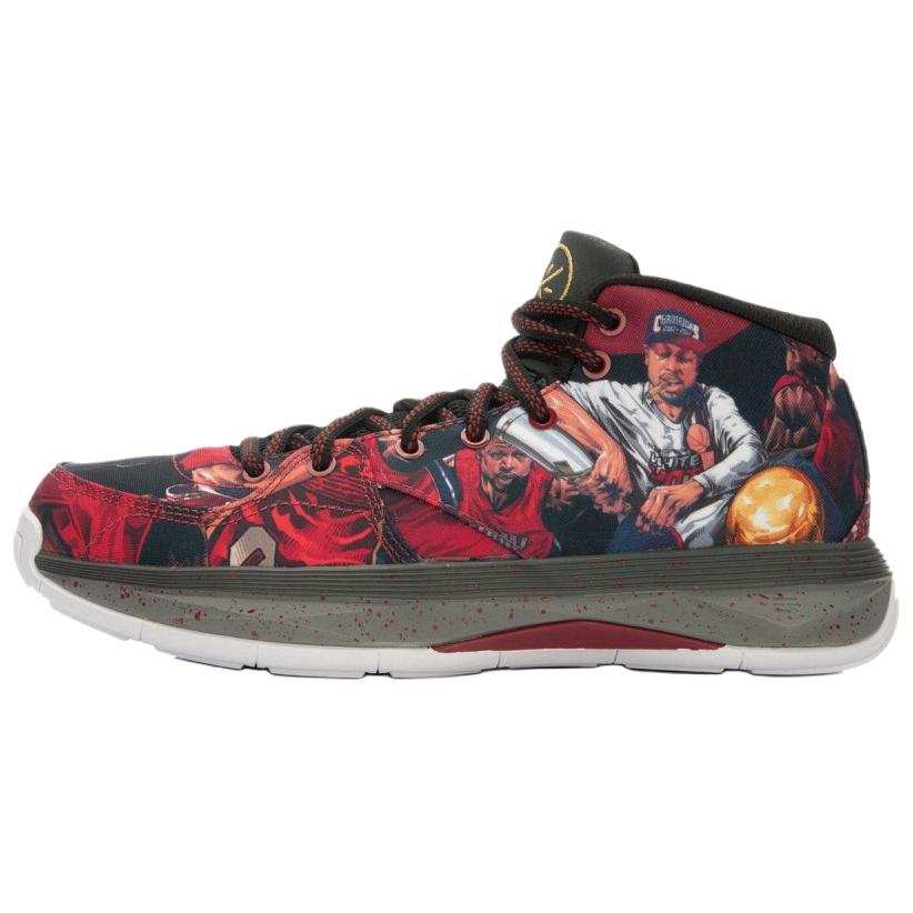 Li-Ning Li Ning Wade Cushioning Slip Resistant Abrasion Resistant Mid top Basketball Shoes Men's