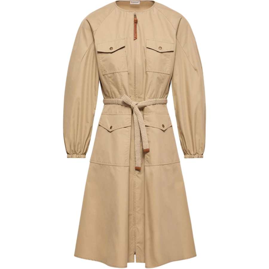 Moncler Moncler Logo Patch Zipped Dress
