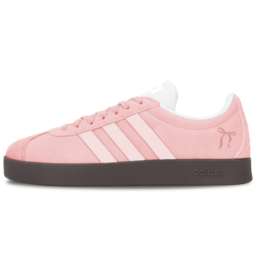 Adidas Adidas VL COURT 2.0 Abrasion Resistant Low top Skateboard Shoes Women's Cherry Blossom Pink