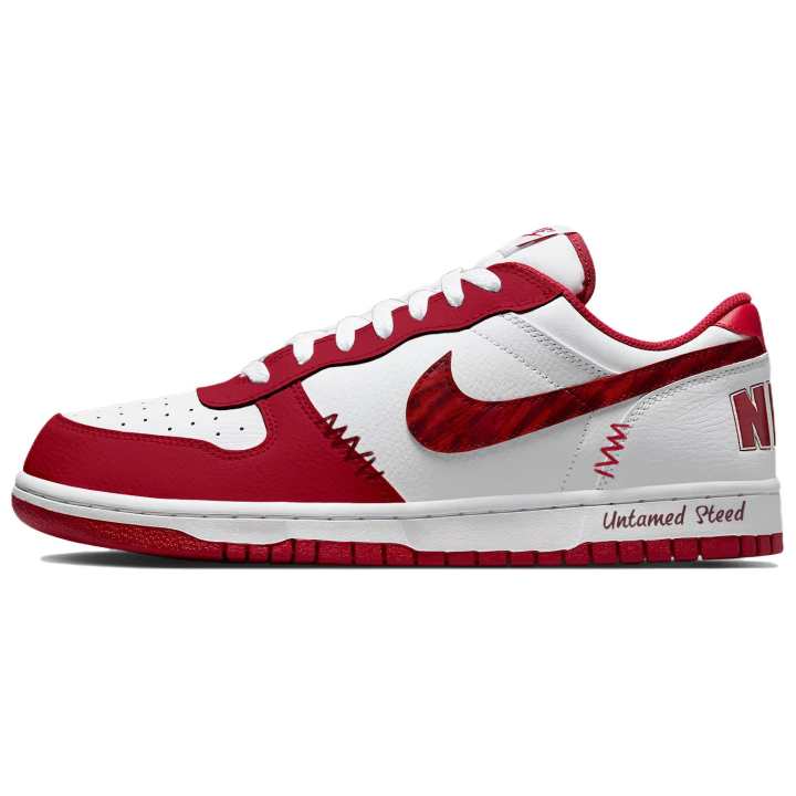 Nike Nike Big Abrasion Resistant Breathable Low top Skateboard Shoes Men's Red
