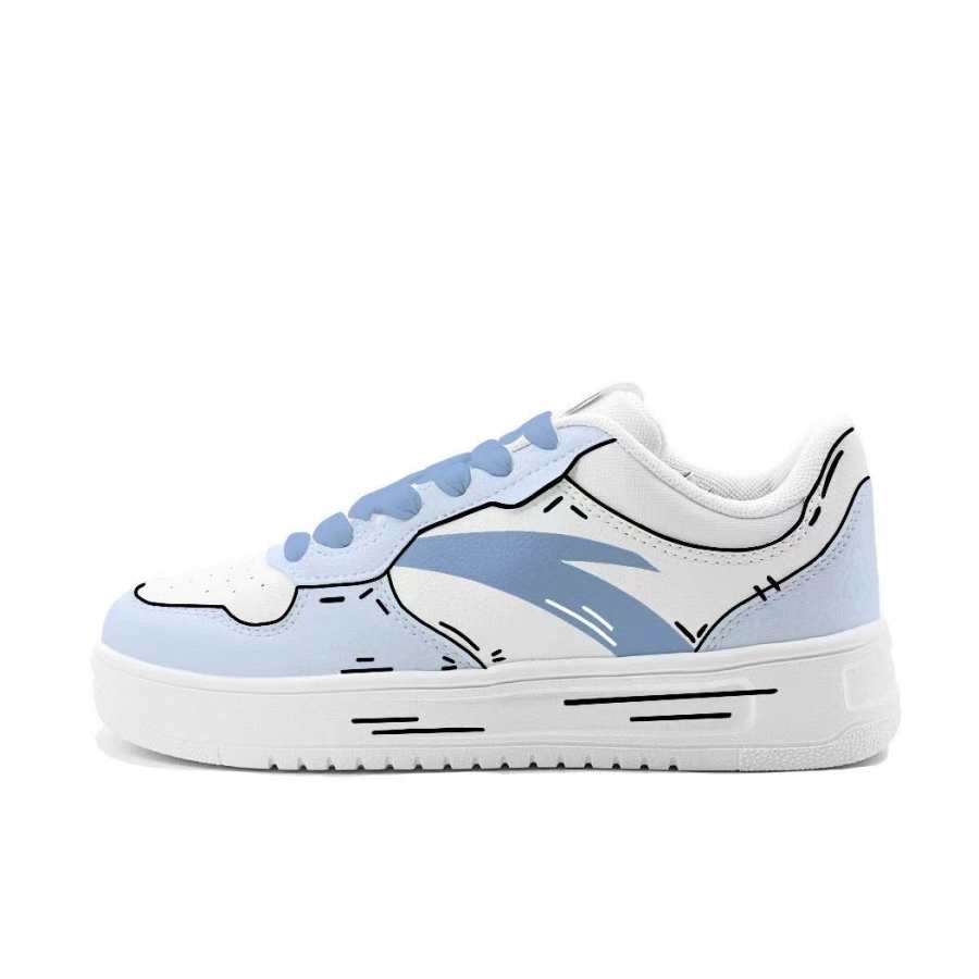 Anta Easy Slip Resistant Cushioning Low top Skateboard Shoes Women's