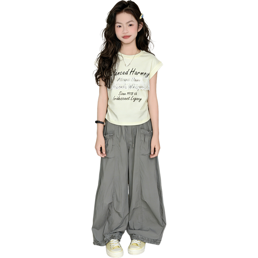 Lanza Lanza Girls' Set Spring Fall Middle School Kids'