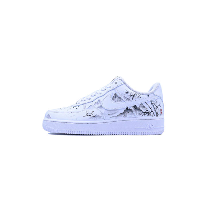Nike Nike Air Force 1 Singularity, Bamboo Shadow Breeze Abrasion Resistant Slip Resistant Low top Skateboard Shoes Unisex