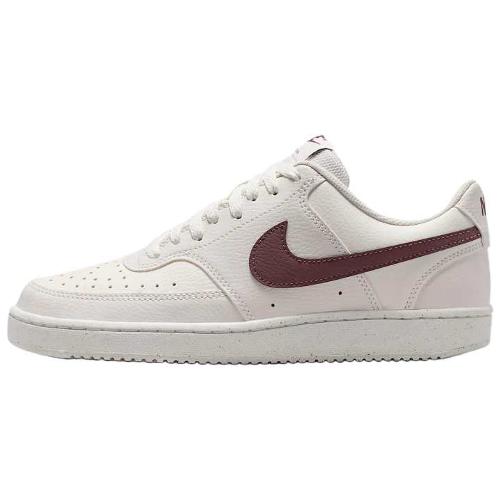 Nike Nike Court Vision Low Synthetic Leather Breathable Low top Skateboard Shoes Women's