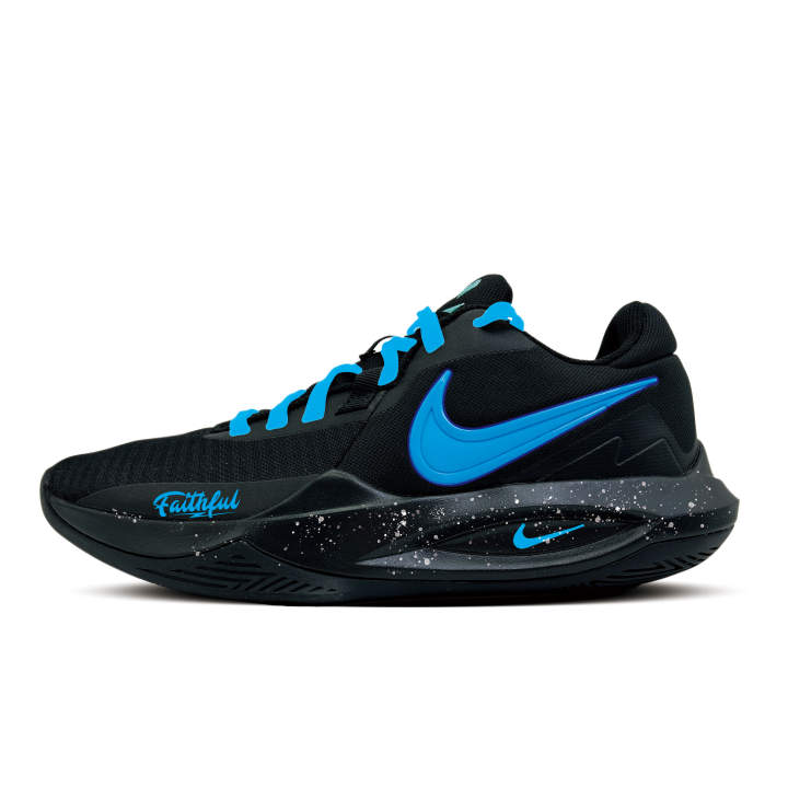 Nike Nike Precision 6 Ink Dyed Starlight Fabric Cushioning Abrasion Resistant Height Increasing Low top Rubber