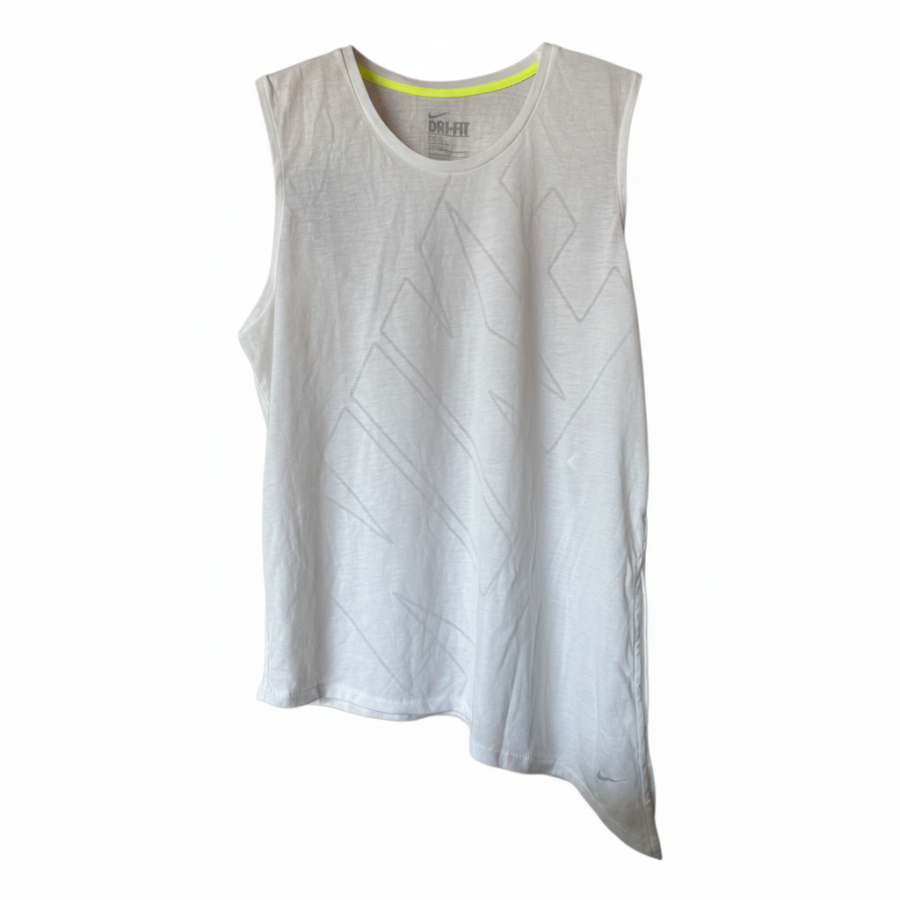 Nike Nike Tank Tops Women's White Crew Neck Moderate Other