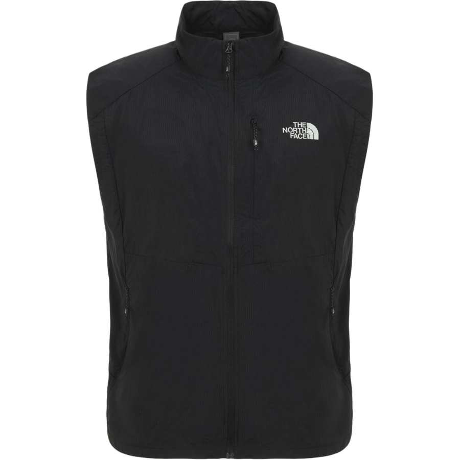 THE NORTH FACE Vests Unisex Black Stand Collar Other