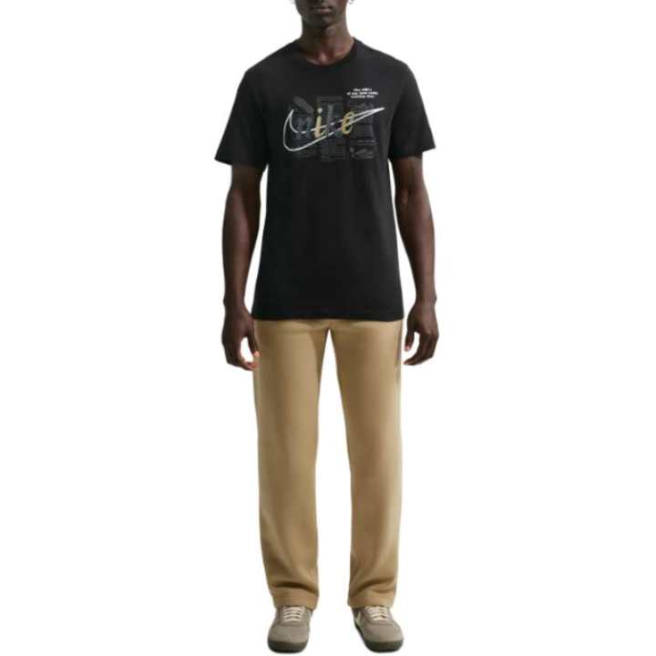 Nike Nike Sportswear T Shirts Men's Black Crew Neck