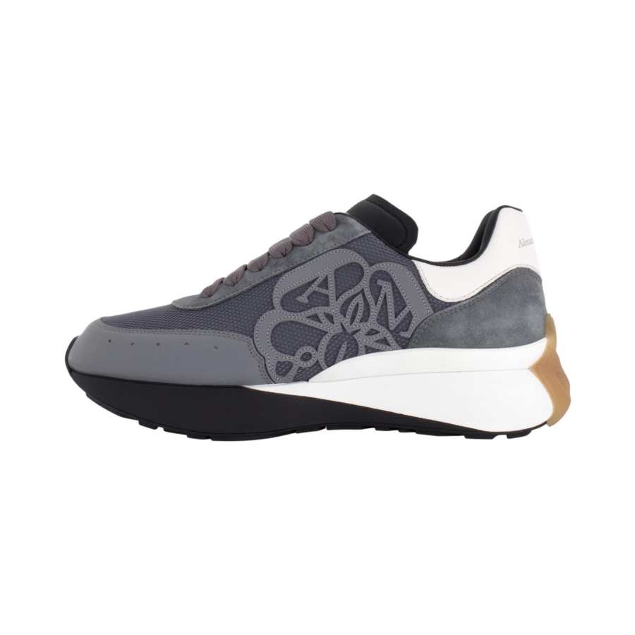 Alexander McQueen Alexander McQueen Sprint Runner Grey Navy Blue