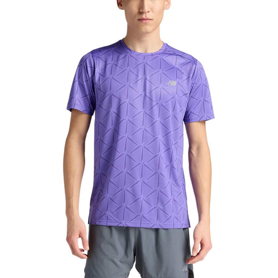 New Balance New Balance T Shirts Men's Purple Crew Neck