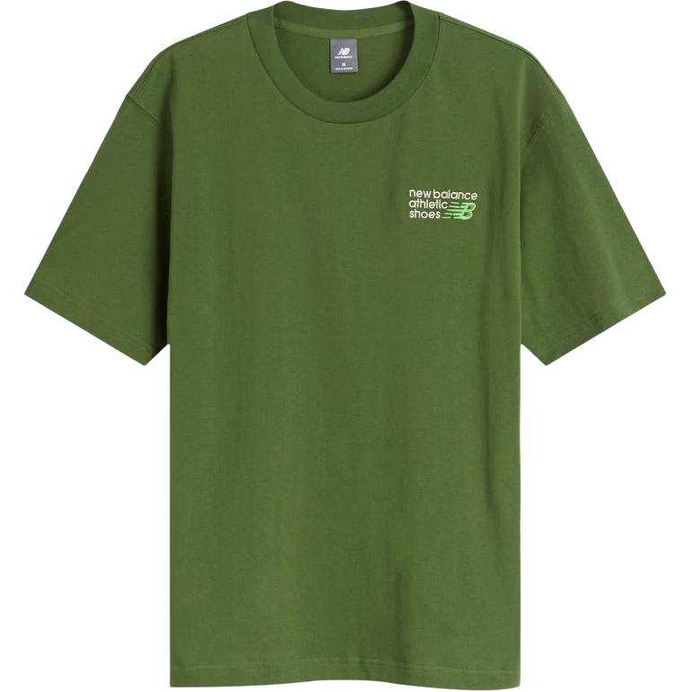 New Balance New Balance T Shirts Men's Green Crew Neck