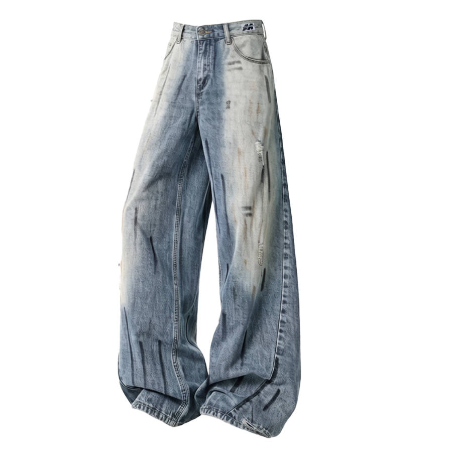 MUSCLETECH MUSCLETECH Jeans Unisex Blue Moderate Straight Fit Pants