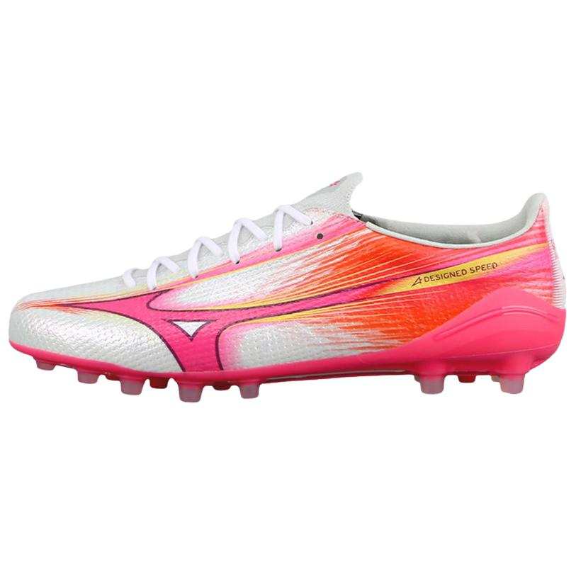 Mizuno Alpha 3 AG Artificial Ground Artificial Turf Synthetic Leather Cushioning Slip Resistant Soccer Shoes Unisex