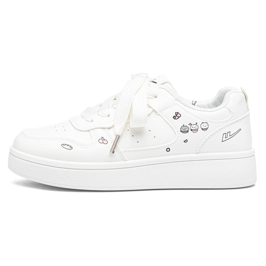 Warrior Cushioning Abrasion Resistant Slip Resistant Skateboard Shoes Women's Beige