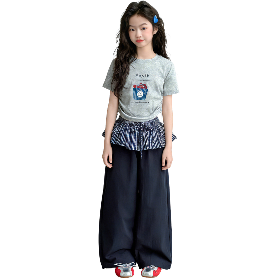 Lanza Girls' Set Summer Style Middle School Kids'
