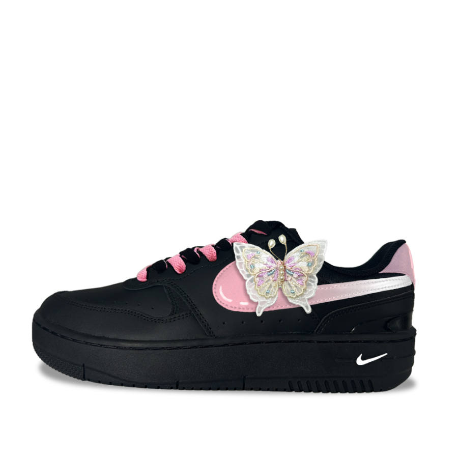 Nike Nike Gamma Force Peach Butterfly Language Synthetic Leather Low top Skateboard Shoes Women's Black