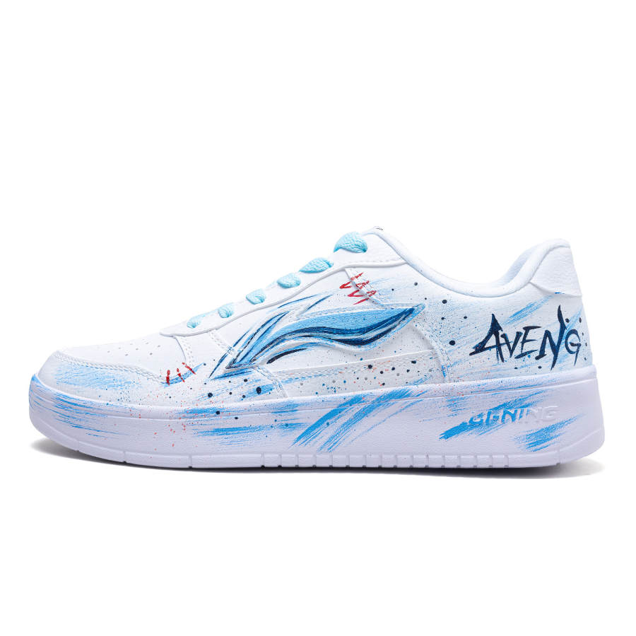 Li-Ning Li Ning Floating Boat Boundless Custom, Rin Lightweight Breathable Low top Skateboard Shoes Men's