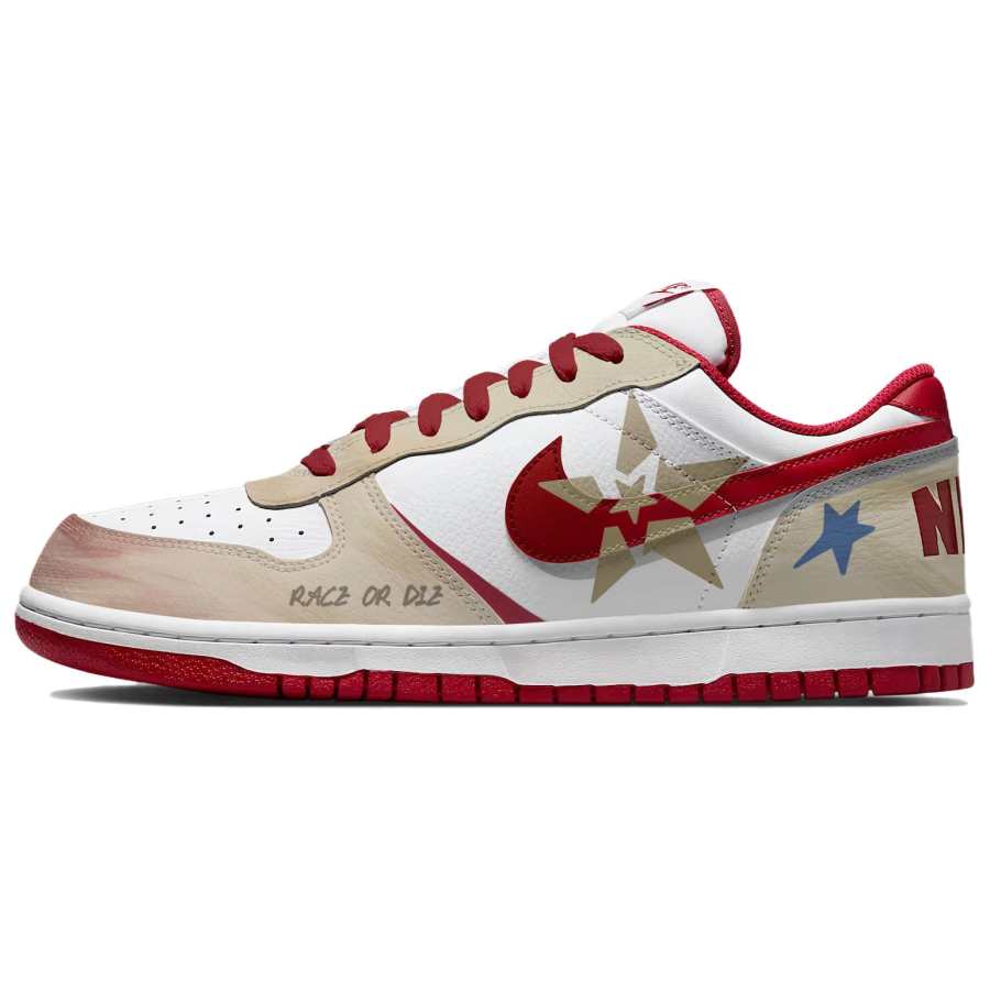 Nike Nike Big Abrasion Resistant Breathable Low top Skateboard Shoes Men's Beige