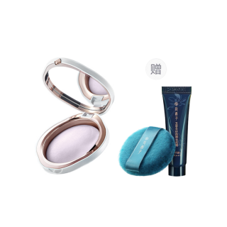 Florasis White Jade Silk Powder Puff Oil Control Natural Matte Finish No Transfer Clear Correcting Skin Tone Setting