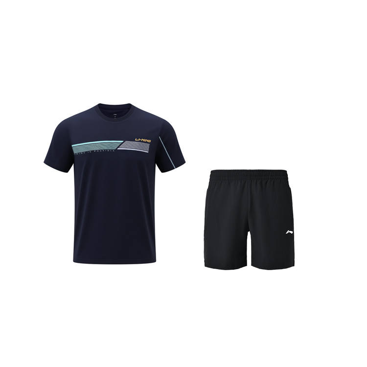 Li-Ning Li Ning Casual Sportswear Unisex Blue Black