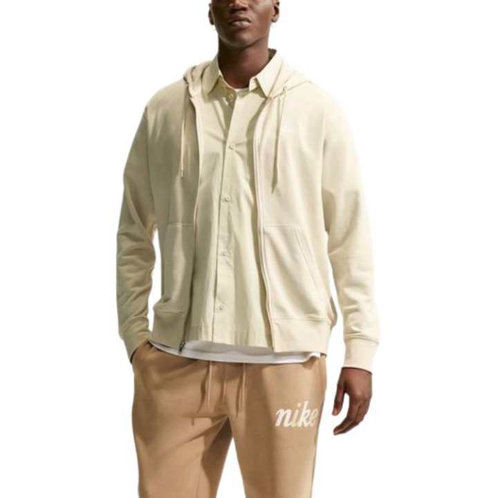 Nike Nike Club Sweatshirts Men's Beige Hooded Non Detachable Moderate