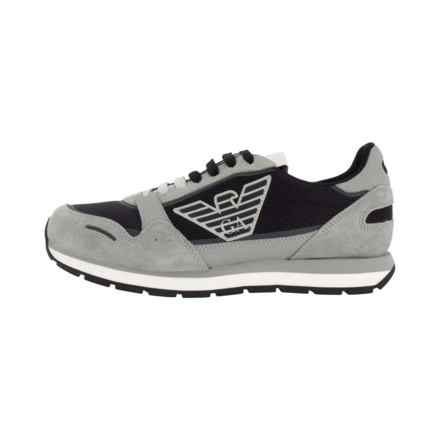 EMPORIO ARMANI Low top Casual Shoes Men's Green Black