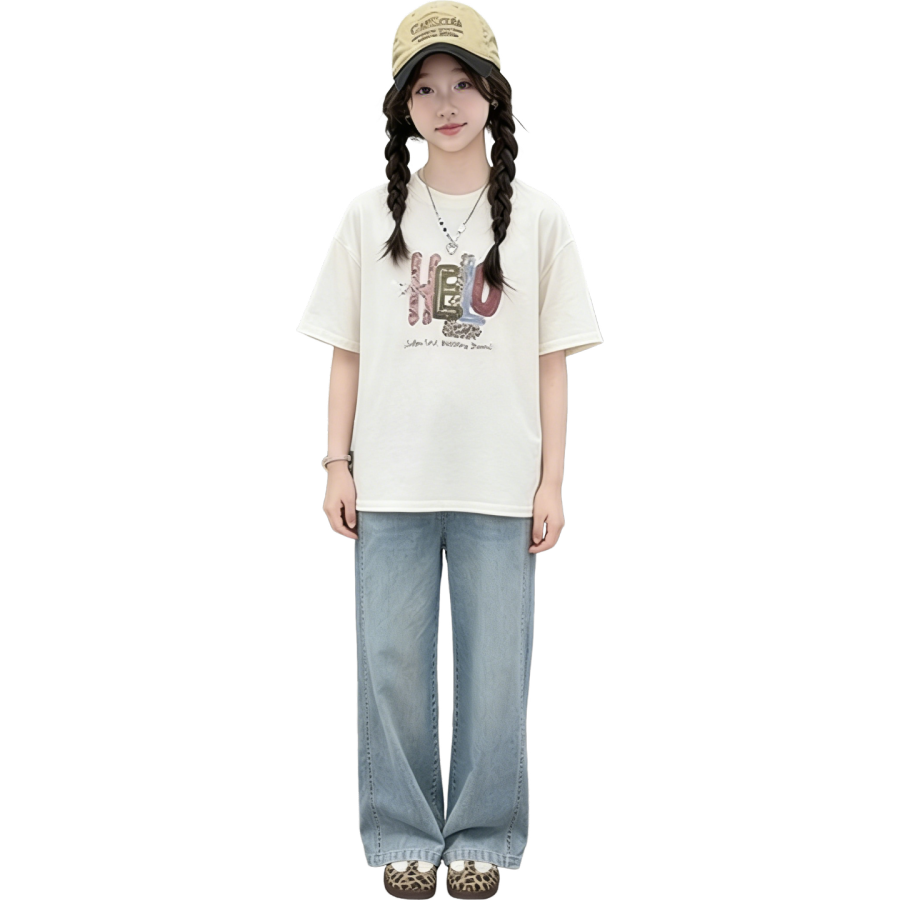 Lanza Lanza Girls' Set Spring Fall Middle School Kids'