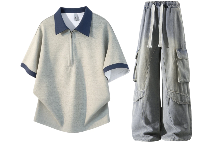 GWAF Casual Sportswear Unisex Lapel Moderate