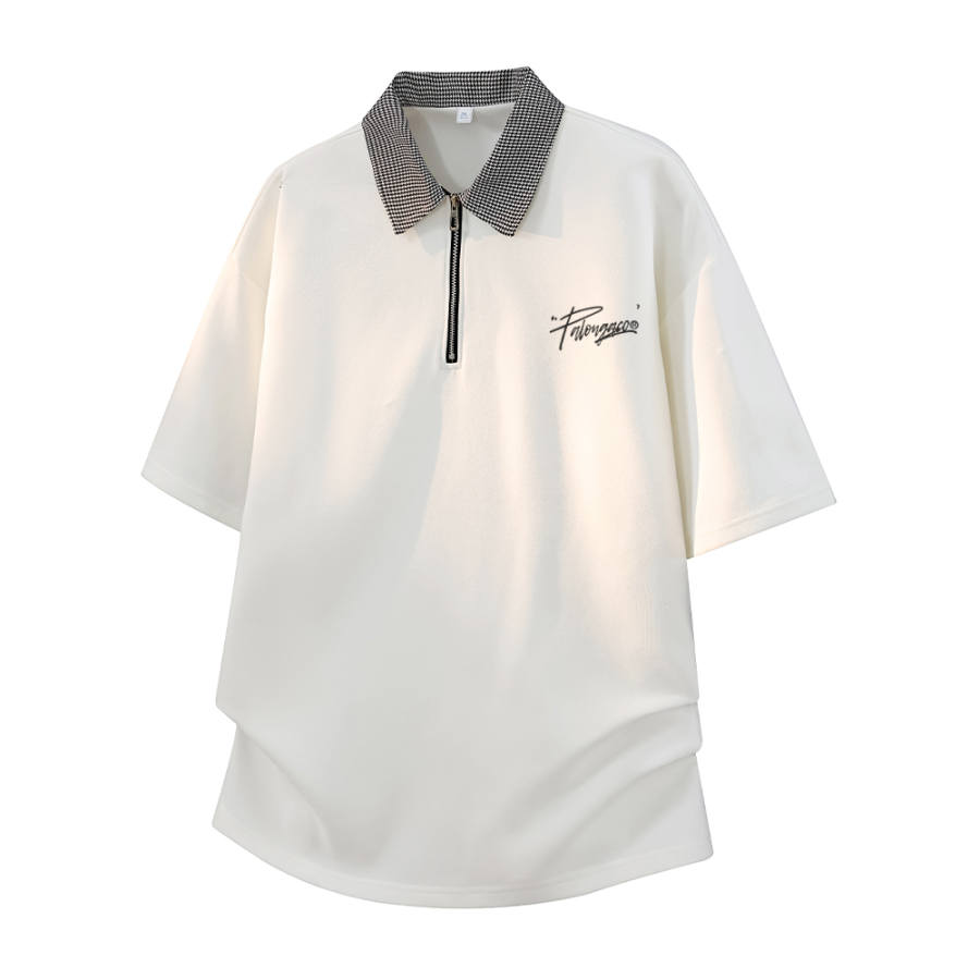 PAL ONGACO T Shirts Unisex Polo Collar Moderate Heavyweight