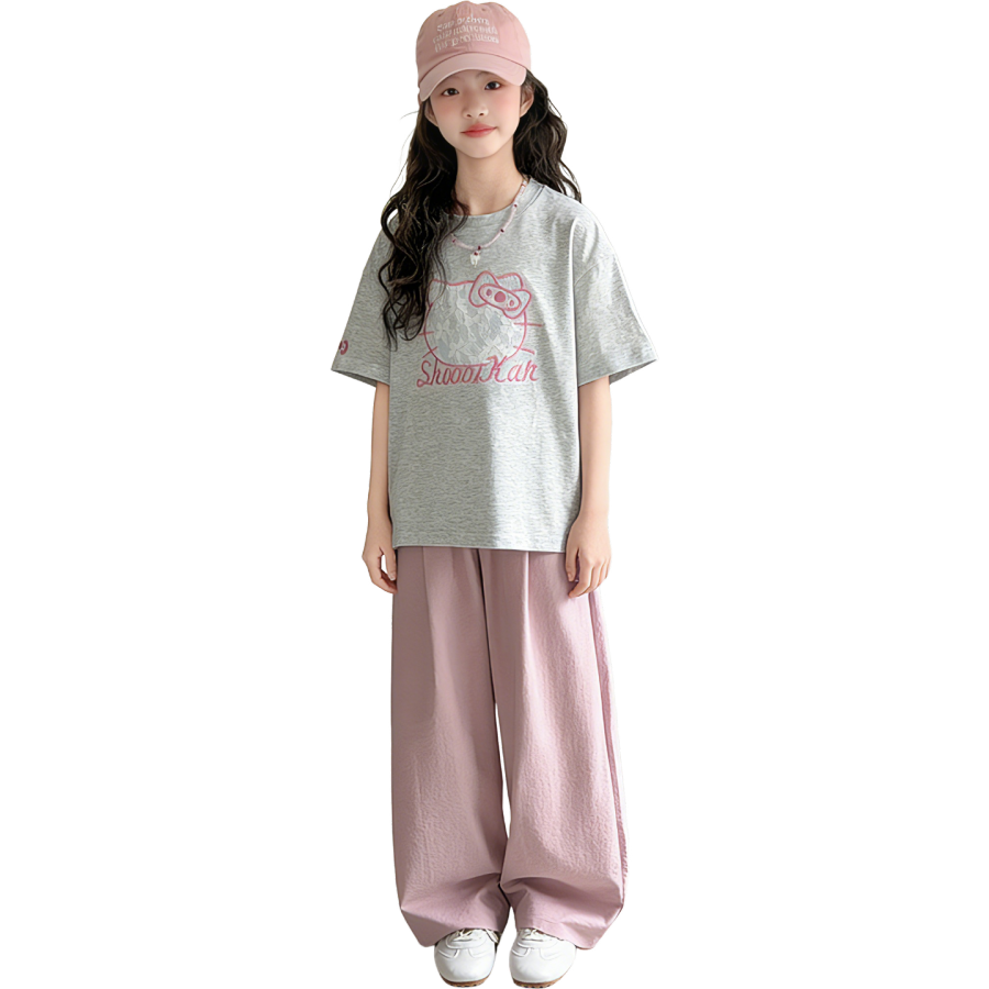 Lanza Girls' Set Summer Style Middle School Kids'
