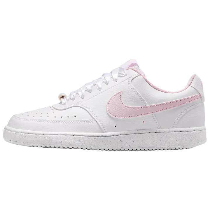 Nike Nike Court Vision Breathable Support Low top Skateboard Shoes Women's Pink White