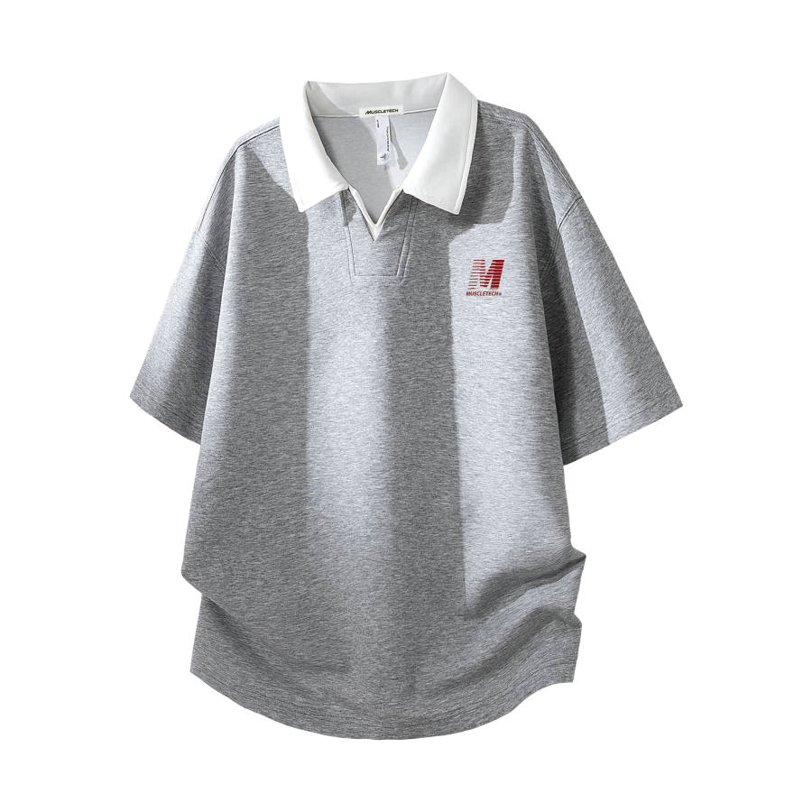 MUSCLETECH MUSCLETECH T Shirts Unisex Polo Collar Thin Heavyweight