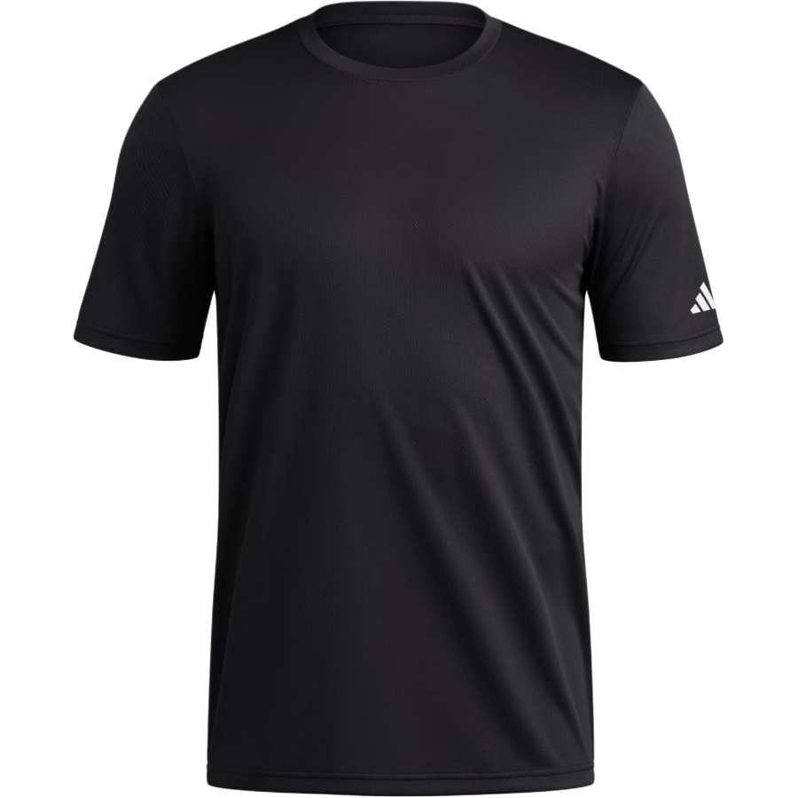 Adidas Adidas Lifestyle T Shirts Men's Black/White Crew Neck Moderate