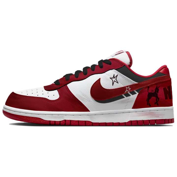 Nike Nike Big Abrasion Resistant Breathable Low top Skateboard Shoes Men's Red