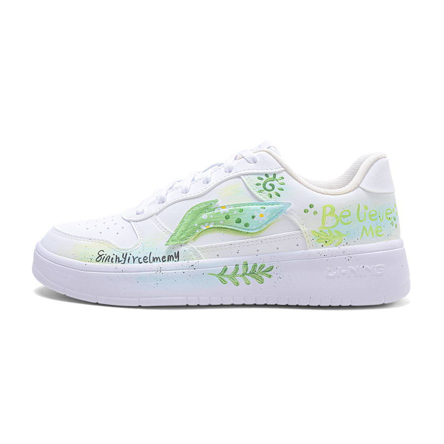 Li-Ning Li Ning Floating Boat Spring Lightweight Breathable Low top Skateboard Shoes Women's