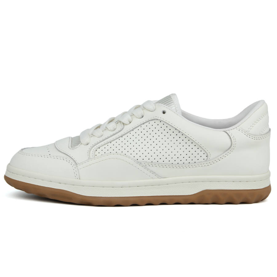 ZUOZHE Lightweight Breathable Cushioning Low top Skateboard Shoes Men's White