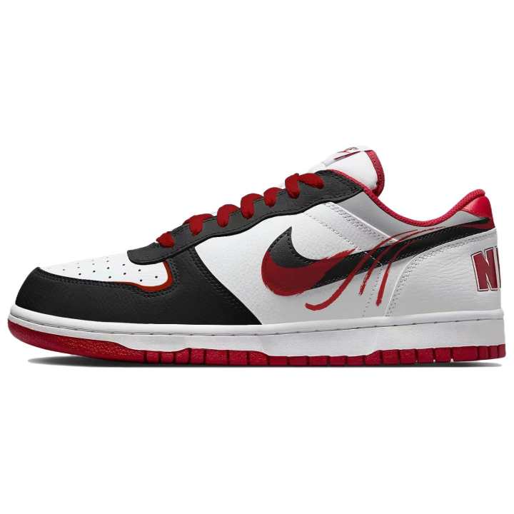 Nike Nike Big Low top Skateboard Shoes Men's Black Red
