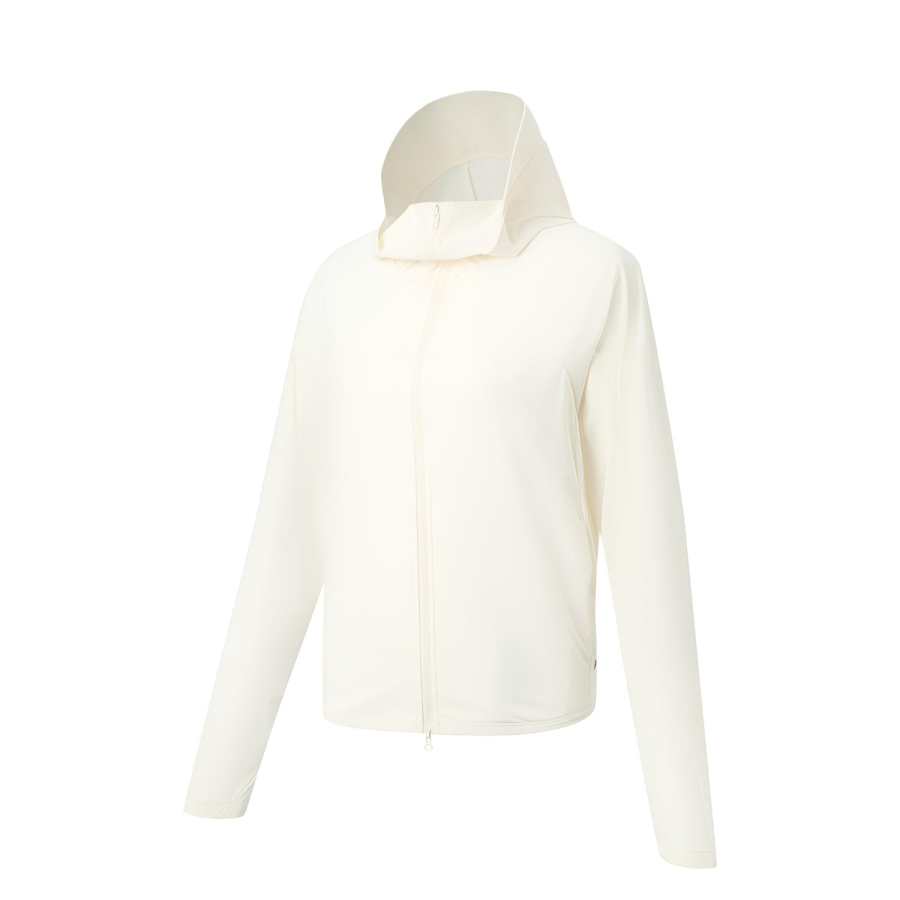 Li-Ning Li Ning Fitness Series Workout Clothing Coat Women's Ivory