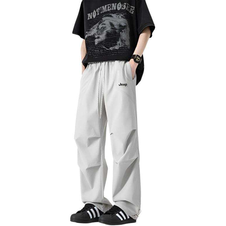 Jeep Casual Pants Unisex Thin Straight Fit Pants