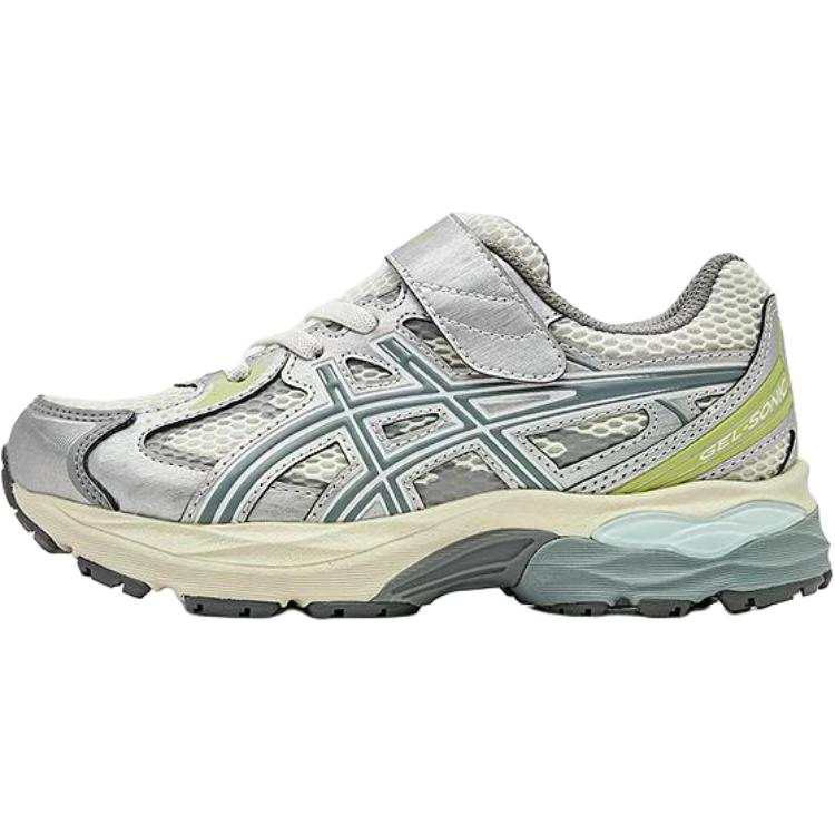 ASICS GEL SONIC Synthetic Leather, Textile Rebound Breathable Abrasion Resistant Low top Running Shoes Silver Kids'