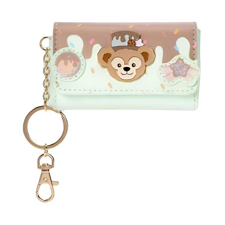 Disney 2025 Duffy Dreamy Celebration Shanghai Disney Artificial Leather Coin Purse Unisex Mint Chocolate