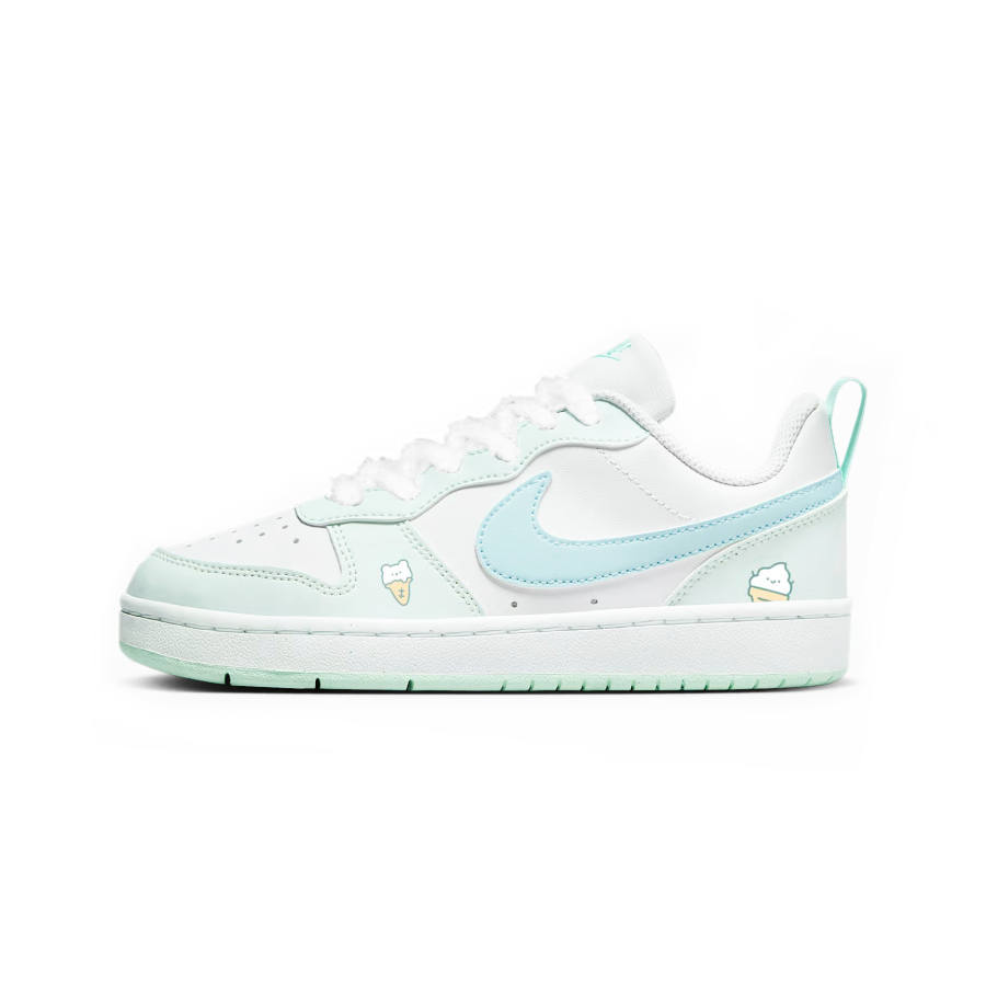 Nike Nike Court Borough Maris Sal Ice Cream Low top Kids' Skateboarding Shoes Green Teenagers
