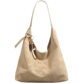 Tonlion Pu Shoulder Bag Regular Women's Khaki