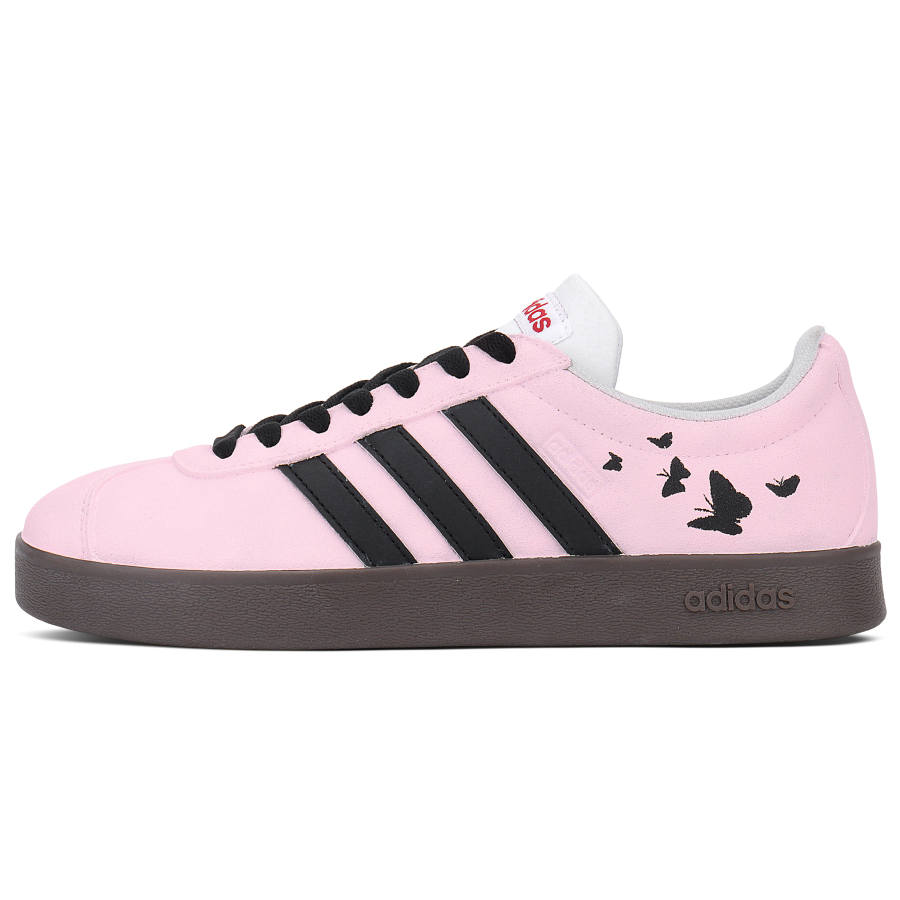 Adidas Adidas VL COURT 2.0 Synthetic Leather Low top German Army Trainers Unisex Pink
