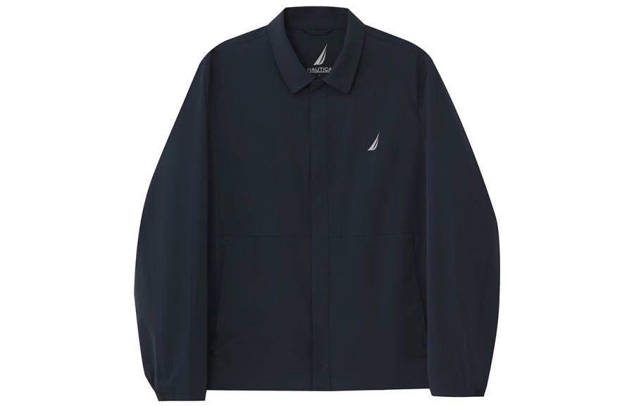 NAUTICA Jackets Men's Navy Blue 4NV Shirt Collar Moderate