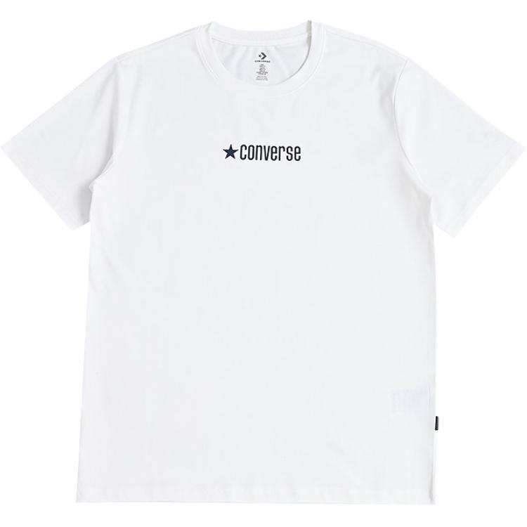 Converse Converse T Shirts Unisex White Crew Neck Moderate