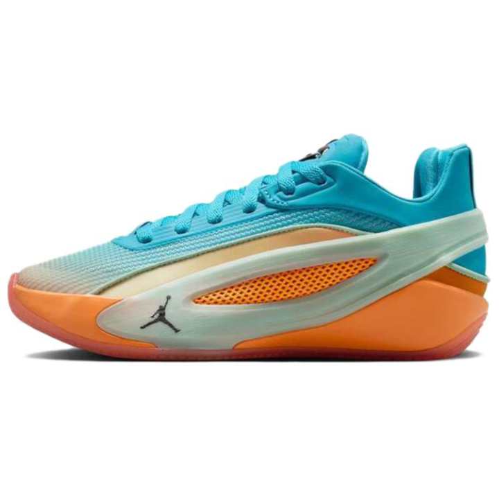Jordan Jordan LUKA 5 Low top Basketball Shoes Men's Blue Green Orange